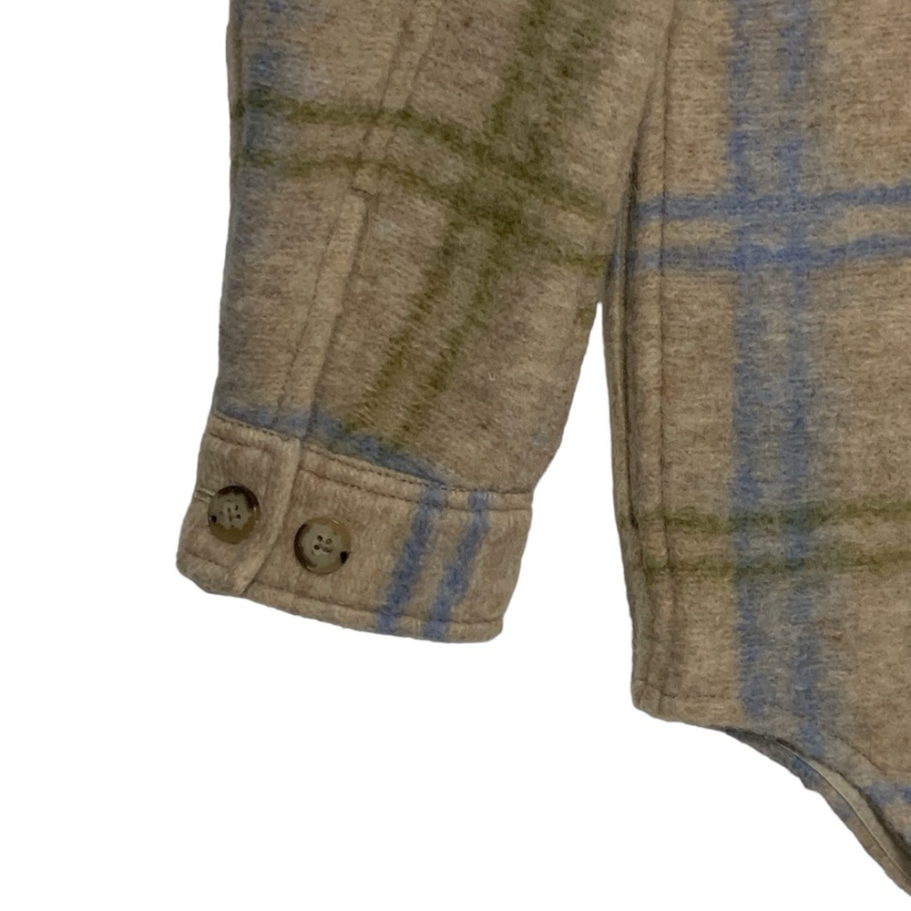 Aritzia Wilfred Free The Ganna™ Shirt Jacket in Marcel Lt Brc/ Azrn Bl |Size S - Picture 6 of 16